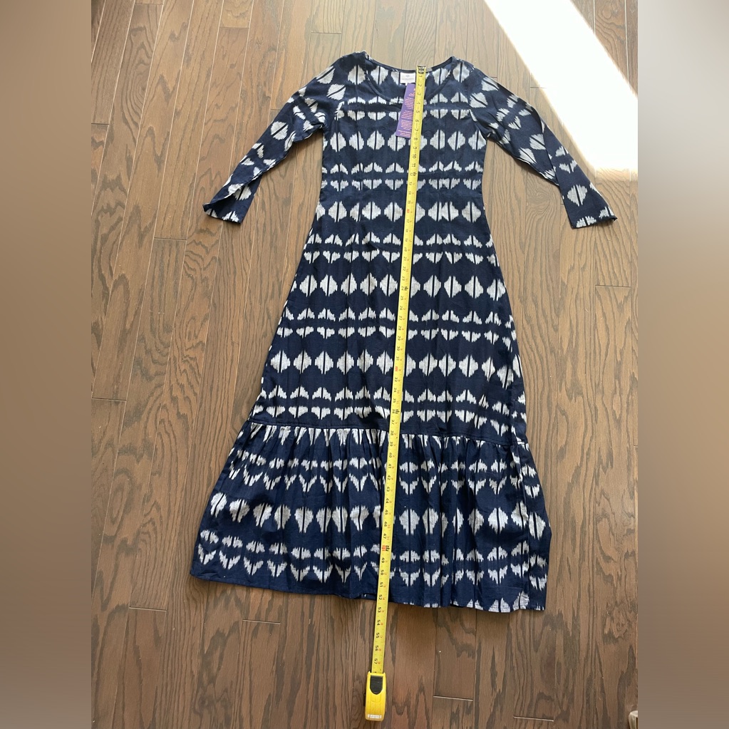 Pax Philomena Hand Woven Ikat Dress Size Small — image 8 of 8
